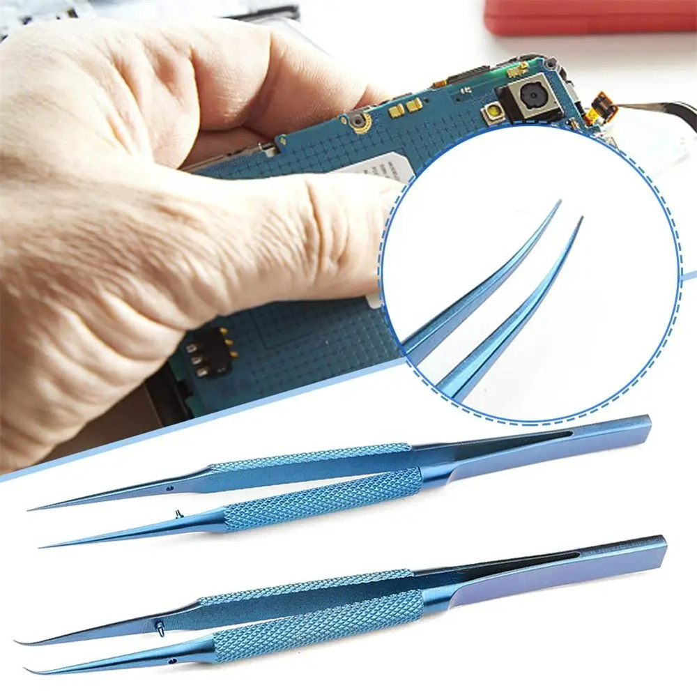 Smd Tweezer Set - Pinça Antimagnética de Liga de Titânio