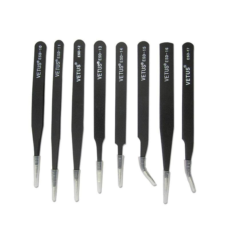 Pinças Antiestáticas de Aço In - Smd Tweezer Set avaliação e preço