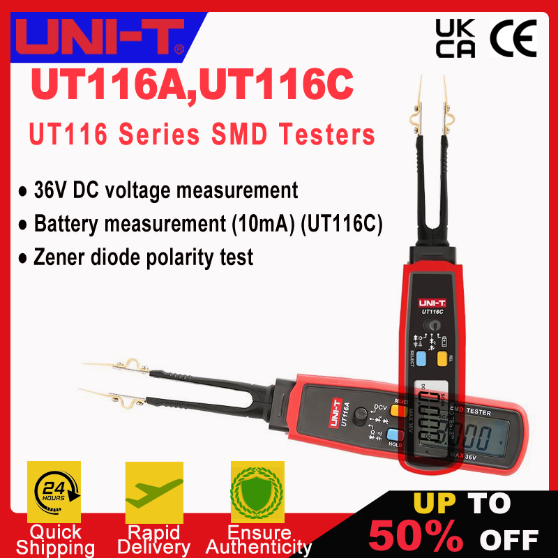 Pinça Digital UT116A UT116C, T - Smd Tweezer Set avaliação e preço