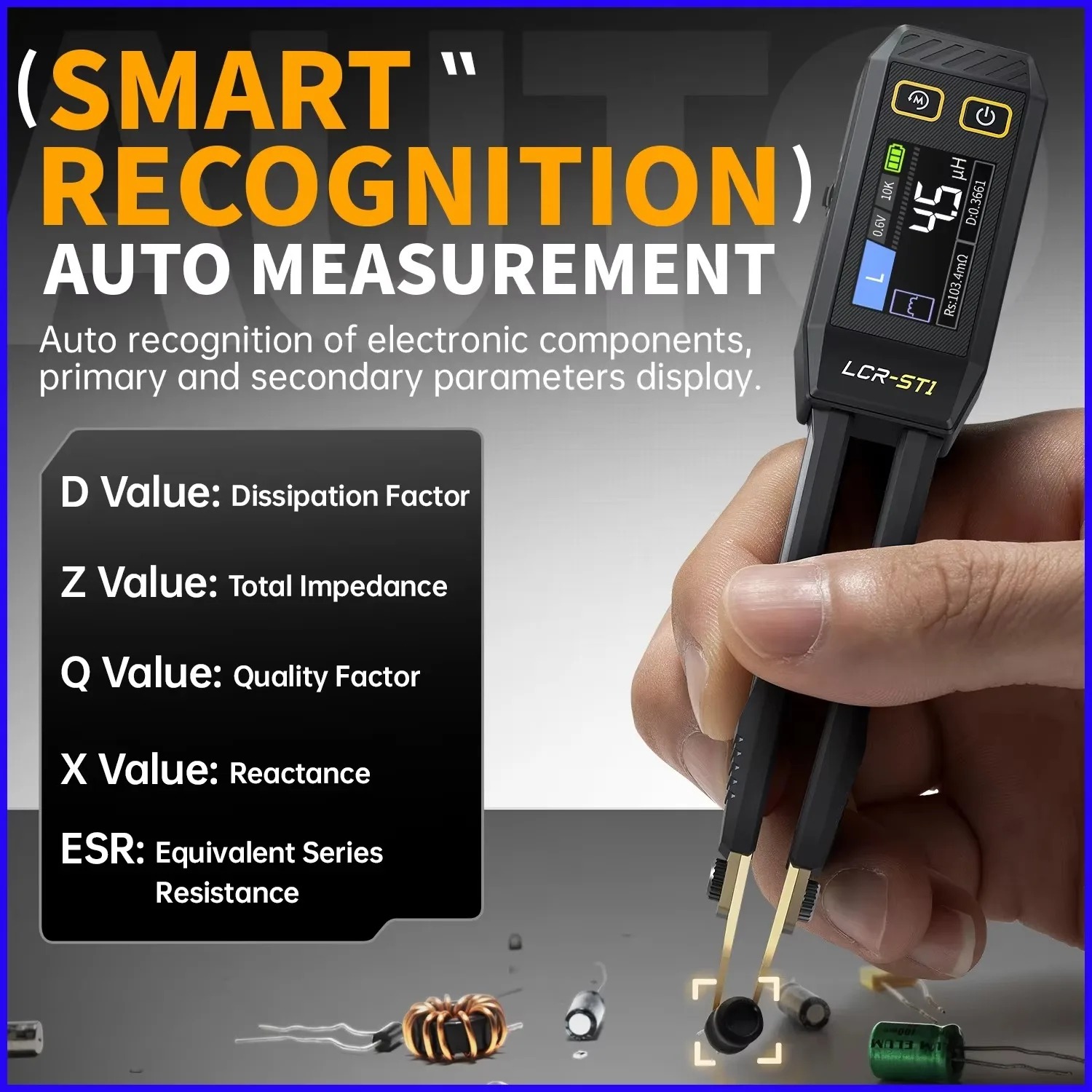 FNIRSI LCR-ST1 Pinça Inteligen - Smd Tweezer Set avaliação e preço